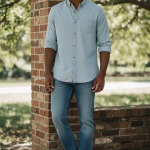 Old Navy Denim Blue Shirt